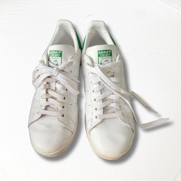 adidas Shoes - Adidas Stan Smith White and Green Shoes